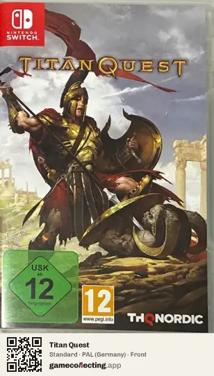 Titan Quest Nintendo Switch, Germany box front