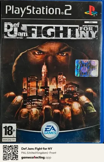 Def Jam: Fight for NY PlayStation 2, United Kingdom box front
