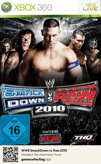 WWE SmackDown vs. Raw 2010 Xbox 360, Germany box front