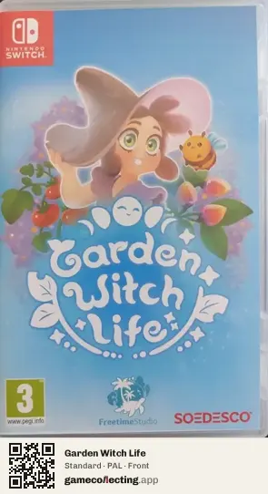 Garden Witch Life Nintendo Switch, PAL box front