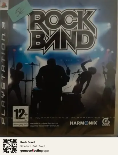 Rock Band PlayStation 3, PAL box front