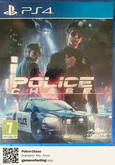 Police Chase PlayStation 4, PAL box front