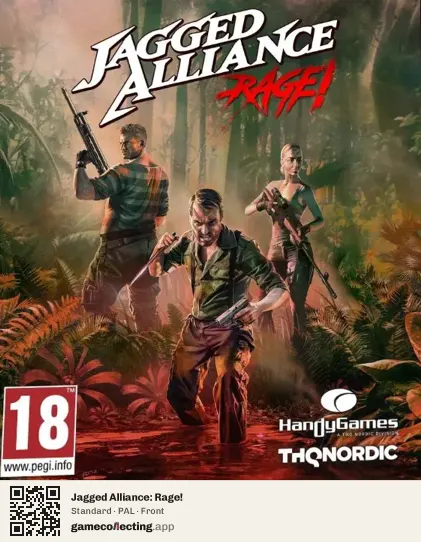 Jagged Alliance: Rage! Xbox One, PAL box front