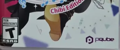 I*Chu: Chibi Edition, the ESRB box on its front