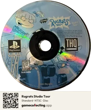 Rugrats Studio Tour PlayStation, NTSC disc