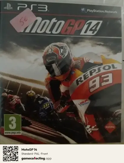 MotoGP 14 PlayStation 3, PAL box front
