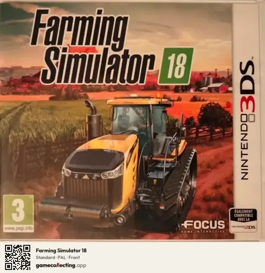 Farming Simulator 18 Nintendo 3DS, PAL box front