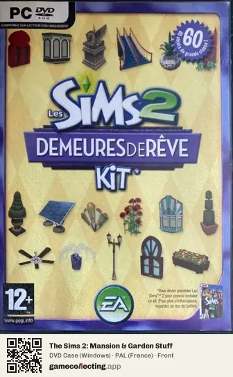 The Sims 2: Mansion & Garden Stuff Computer, France box front