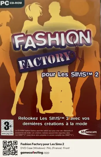 Fashion Factory pour Les Sims 2 Computer, France box front