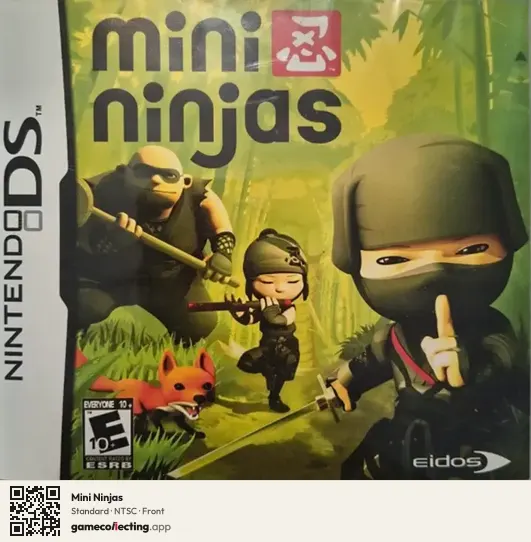 Mini Ninjas Nintendo DS, NTSC box front