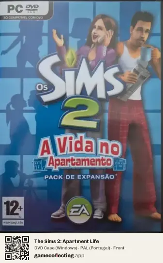 The Sims 2: Apartment Life Computer, Portugal box front