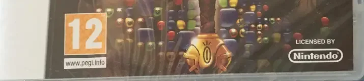 Puzzle Chronicles, the PEGI square on its front