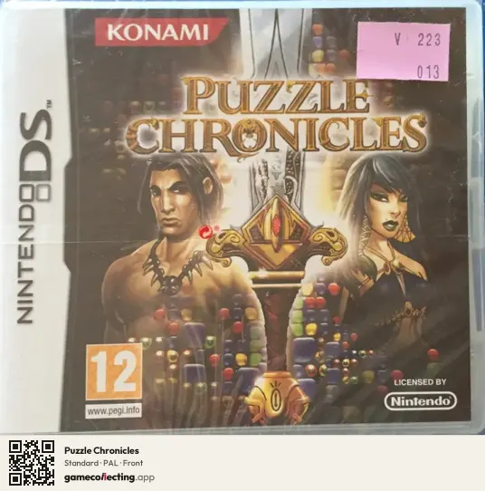 Puzzle Chronicles Nintendo DS, PAL box front