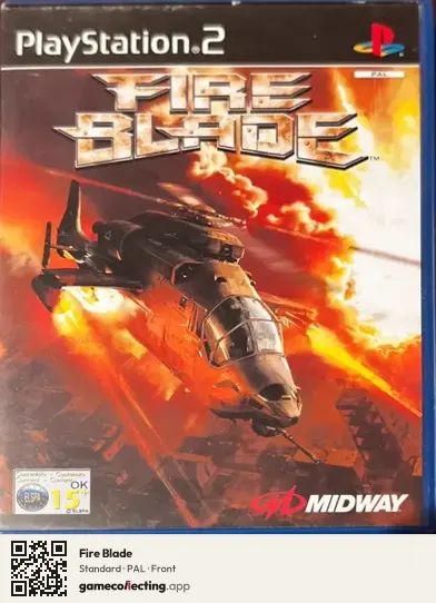 Fire Blade PlayStation 2, PAL box front