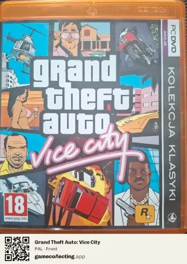 Grand Theft Auto: Vice City Computer, PAL box front