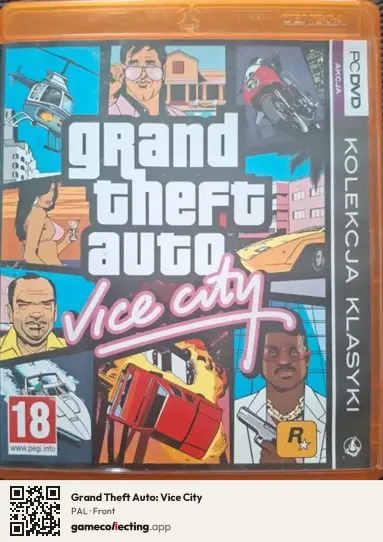 Grand Theft Auto: Vice City Computer, PAL box front