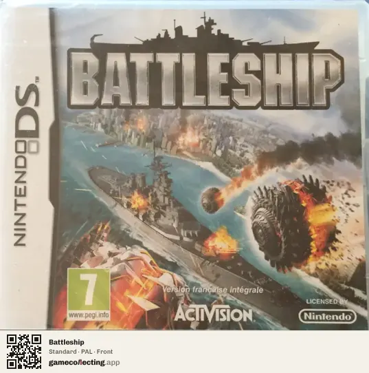 Battleship Nintendo DS, PAL box front