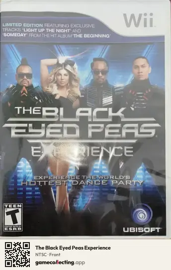 The Black Eyed Peas Experience Nintendo Wii, NTSC box front