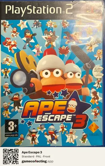 Ape Escape 3 PlayStation 2, PAL box front
