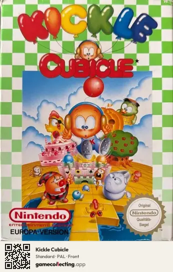 Kickle Cubicle Nintendo Entertainment System, PAL box front