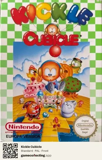 Kickle Cubicle Nintendo Entertainment System, PAL box front
