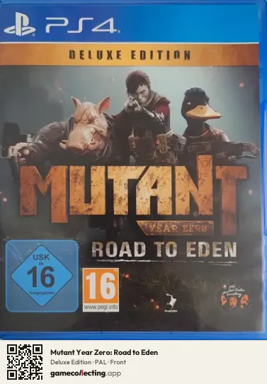 Mutant Year Zero: Road to Eden PlayStation 4, PAL box front