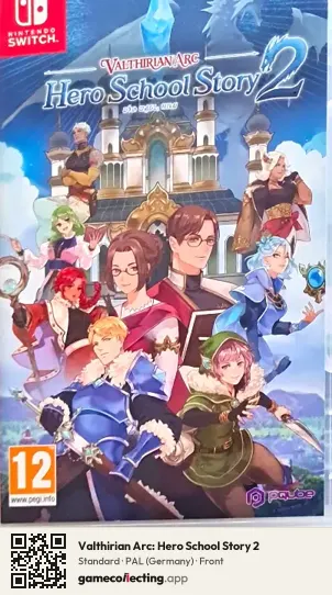 Valthirian Arc: Hero School Story 2 Nintendo Switch, Germany box front