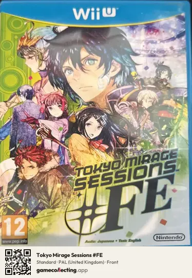 Tokyo Mirage Sessions #FE Nintendo Wii U, United Kingdom box front