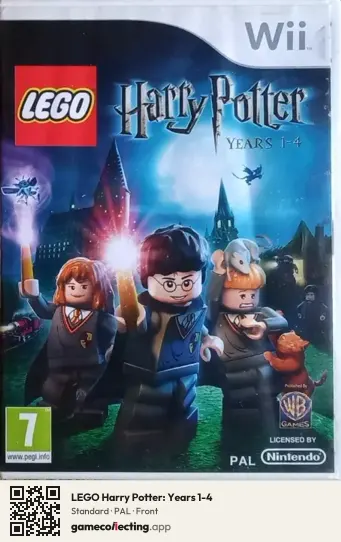 LEGO Harry Potter: Years 1-4 Nintendo Wii, PAL box front