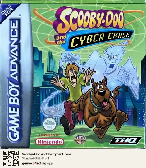 Scooby-Doo and the Cyber Chase Game Boy Advance, PAL box front