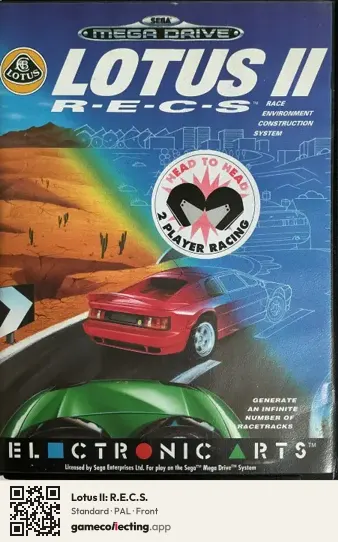 Lotus II: R.E.C.S. Sega Mega Drive / Genesis, PAL box front