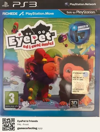 EyePet & Friends PlayStation 3, PAL box front
