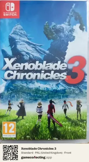 Xenoblade Chronicles 3 Nintendo Switch, United Kingdom box front