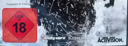 Call of Duty: Modern Warfare 3, the USK square on its front