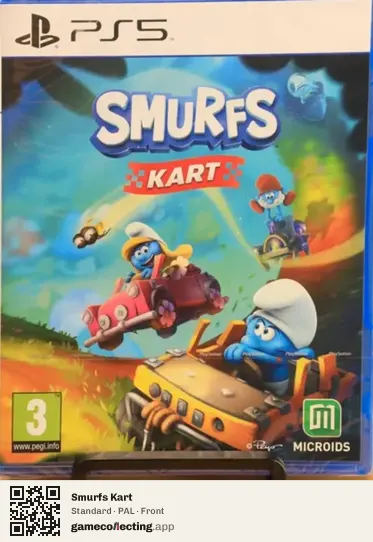 Smurfs Kart PlayStation 5, PAL box front