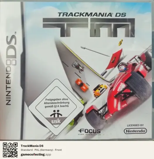 TrackMania DS Nintendo DS, Germany box front