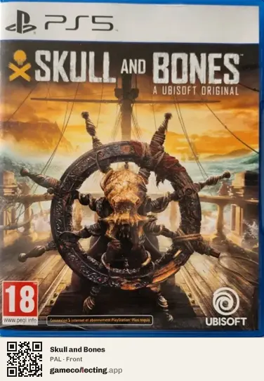 Skull and Bones PlayStation 5, PAL box front