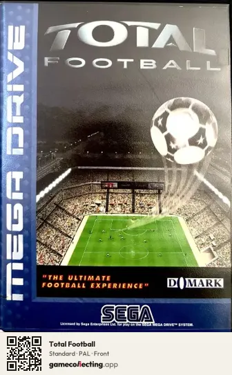 Total Football Sega Mega Drive / Genesis, PAL box front