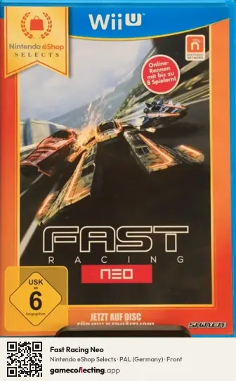 Fast Racing Neo Nintendo Wii U, Germany box front
