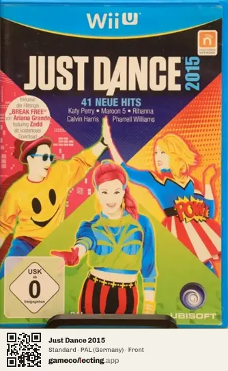 Just Dance 2015 Nintendo Wii U, Germany box front