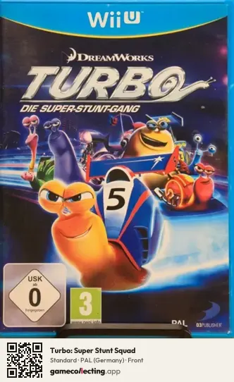 Turbo: Super Stunt Squad Nintendo Wii U, Germany box front