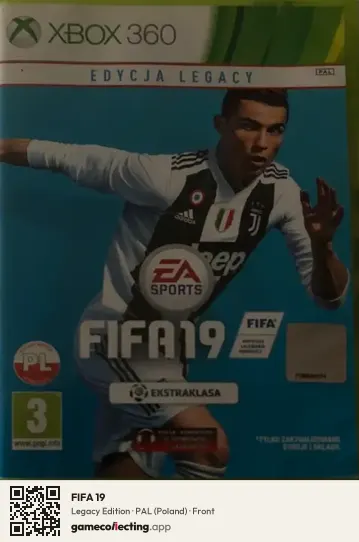 FIFA 19 Xbox 360, Poland box front