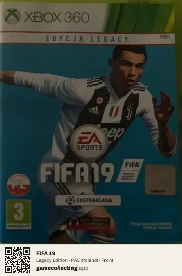 FIFA 19 Xbox 360, Poland box front