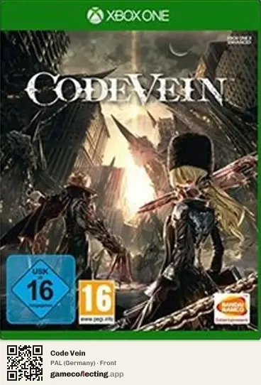 Code Vein Xbox One, Germany box front