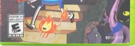 Adventure Time: Explore the Dungeon Because I Don't Know!, the ESRB box on its front