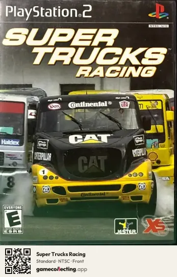 Super Trucks Racing PlayStation 2, NTSC box front