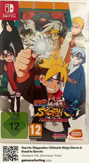 Naruto Shippuden: Ultimate Ninja Storm 4: Road to Boruto Nintendo Switch, Germany box front