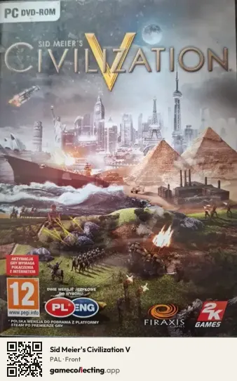 Sid Meier's Civilization V Computer, PAL box front