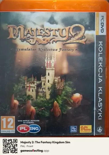 Majesty 2: The Fantasy Kingdom Sim Computer, PAL box front
