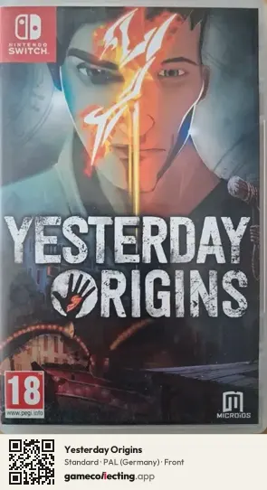 Yesterday Origins Nintendo Switch, Germany box front